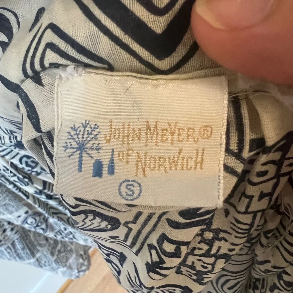 John Meyer of Norwich Vintage Wrap Skirt Print Small Fashion Heritage Ivy League